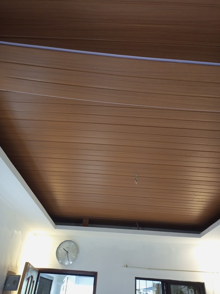 PVC Ceiling Installation on Brgy. Cabezas, Trece Matires Photo