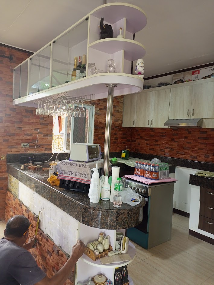 Kitchen Tiling Improvements on Sherwood Hills Golf and Country Club Photo